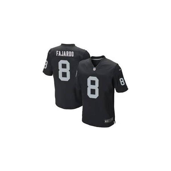 [Elite] Fajardo Oakland Football Team Jersey -Oakland #8 Cody Fajardo Jersey (Black)