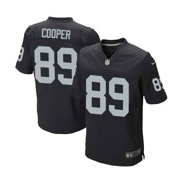 [Elite] Cooper Oakland Football Team Jersey -Oakland #89 Amari Cooper Jersey (Black)