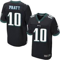 [Elite] Pratt Philadelphia Football Team Jersey -Philadelphia #10 Quron Pratt Jersey (Black)