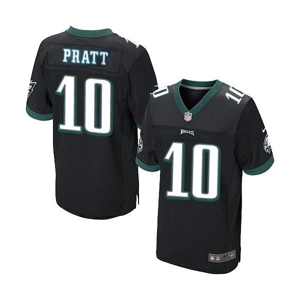 [Elite] Pratt Philadelphia Football Team Jersey -Philadelphia #10 Quron Pratt Jersey (Black)