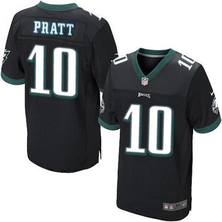 [Elite] Pratt Philadelphia Football Team Jersey -Philadelphia #10 Quron Pratt Jersey (Black)