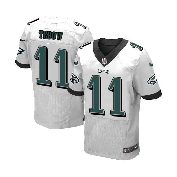 [Elite] Tebow Philadelphia Football Team Jersey -Philadelphia #11 Tim Tebow Jersey (White)