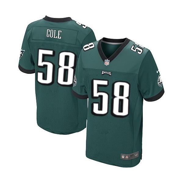[Elite]Trent Cole Philadelphia Football Team Jersey(Green)_Free Shipping