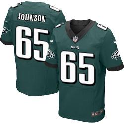 [Elite] Johnson Philadelphia Football Team Jersey -Philadelphia #65 Lane Johnson Jersey (Green)