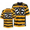 [Elite] Woodson Pittsburgh Football Team Jersey -Pittsburgh #26 Rod Woodson Jersey (Yellow 80 Seasons)