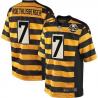 [Elite] Roethlisberger Pittsburgh Football Team Jersey -Pittsburgh #7 Ben Roethlisberger Jersey (Yellow 80 Seasons)
