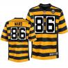 [Elite] Ward Pittsburgh Football Team Jersey -Pittsburgh #86 Hines Ward Jersey (Yellow 80 Seasons)