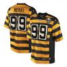 [Elite] Keisel Pittsburgh Football Team Jersey -Pittsburgh #99 Brett Keisel Jersey (Yellow 80 Seasons)