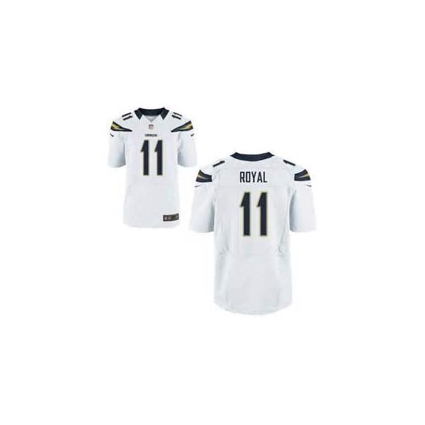 [Elite] Royal San Diego Football Team Jersey -San Diego #11 Eddie Royal Jersey (White)