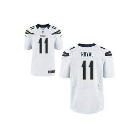 [Elite] Royal San Diego Football Team Jersey -San Diego #11 Eddie Royal Jersey (White)