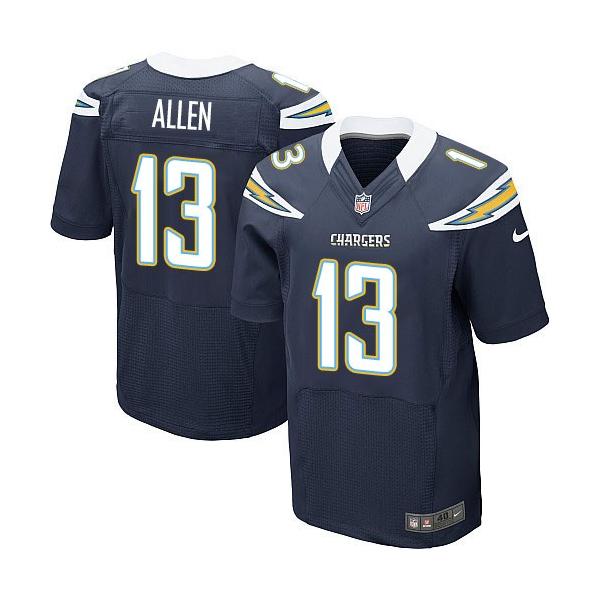[Elite] Allen San Diego Football Team Jersey -San Diego #13 Keenan Allen Jersey (Navy Blue)