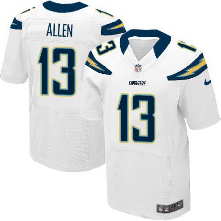 [Elite] Allen San Diego Football Team Jersey -San Diego #13 Keenan Allen Jersey (White)