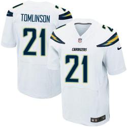 [Elite] Tomlinson San Diego Football Team Jersey -San Diego #21 LaDainian Tomlinson Jersey (White)
