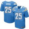 [Elite] Gordon San Diego Football Team Jersey -San Diego #25 Melvin Gordon Jersey (Light Blue)