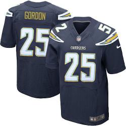 [Elite] Gordon San Diego Football Team Jersey -San Diego #25 Melvin Gordon Jersey (Navy Blue)