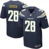 [Elite] Gordon San Diego Football Team Jersey -San Diego #28 Melvin Gordon Jersey (Navy Blue)