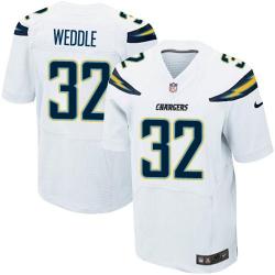 [Elite] Weddle San Diego Football Team Jersey -San Diego #32 Eric Weddle Jersey (White)