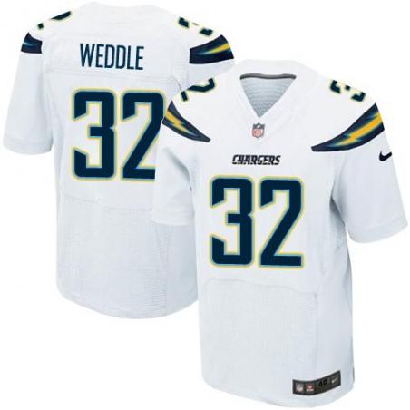 [Elite] Weddle San Diego Football Team Jersey -San Diego #32 Eric Weddle Jersey (White)