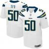 [Elite] TE'O San Diego Football Team Jersey -San Diego #50 Manti TE'O Jersey (White)