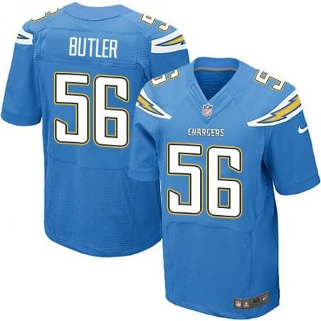 [Elite] Butler San Diego Football Team Jersey -San Diego #56 Donald Butler Jersey (Light Blue)