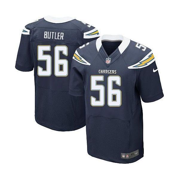 [Elite] Butler San Diego Football Team Jersey -San Diego #56 Donald Butler Jersey (Navy Blue)