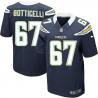 [Elite] Botticelli San Diego Football Team Jersey -San Diego #67 Cameron Botticelli Jersey (Navy Blue)