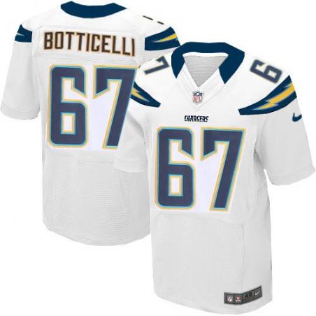 [Elite] Botticelli San Diego Football Team Jersey -San Diego #67 Cameron Botticelli Jersey (White)