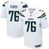 [Elite] Fluker San Diego Football Team Jersey -San Diego #76 D.J. Fluker Jersey (White)