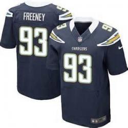 [Elite] Freeney San Diego Football Team Jersey -San Diego #93 Dwight Freeney Jersey (Navy Blue)
