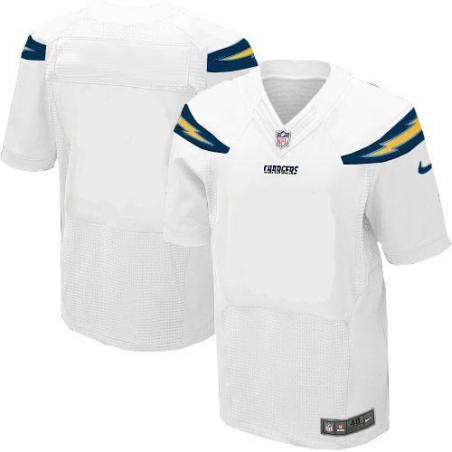 [Elite] San Diego Football Team Jersey -San Diego Jersey (Blank, White)