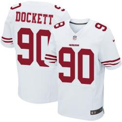 Elite]Darnell Dockett San Francisco Football Team Jersey(White)_ ...