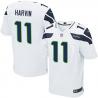 [Elite] Harvin Seattle Football Team Jersey -Seattle #11 Percy Harvin Jersey (White)