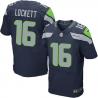 [Elite] Lockett Seattle Football Team Jersey -Seattle #16 Tyler Lockett Jersey (Blue)