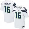 [Elite] Lockett Seattle Football Team Jersey -Seattle #16 Tyler Lockett Jersey (White)