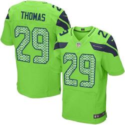 [Elite] Thomas Seattle Football Team Jersey -Seattle #29 Earl Thomas Jersey (Green)