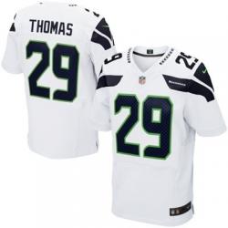 [Elite] Thomas Seattle Football Team Jersey -Seattle #29 Earl Thomas Jersey (White)