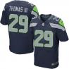[Elite] Thomas III Seattle Football Team Jersey -Seattle #29 Earl Thomas III Jersey (Blue)