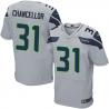 [Elite] Chancellor Seattle Football Team Jersey -Seattle #31 Kam Chancellor Jersey (Grey)