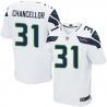 [Elite] Chancellor Seattle Football Team Jersey -Seattle #31 Kam Chancellor Jersey (White)