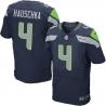 [Elite] Hauschka Seattle Football Team Jersey -Seattle #4 Steven Hauschka Jersey (Blue)