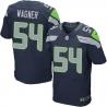 [Elite] Wagner Seattle Football Team Jersey -Seattle #54 Bobby Wagner Jersey (Blue)
