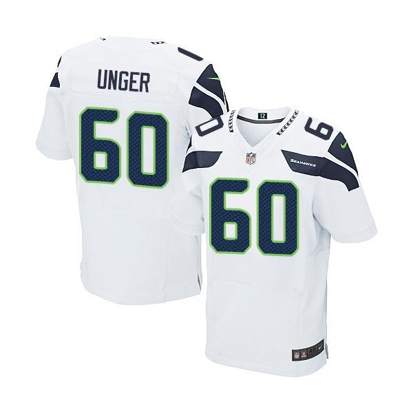 [Elite]Max Unger Seattle Football Team Jersey(White)_Free Shipping