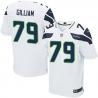 [Elite] Gilliam Seattle Football Team Jersey -Seattle #79 Garry Gilliam Jersey (White)
