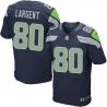 [Elite] Largent Seattle Football Team Jersey -Seattle #80 Steve Largent Jersey (Blue)