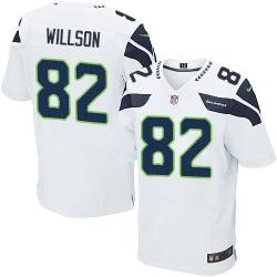 [Elite] Willson Seattle Football Team Jersey -Seattle #82 Luke Willson Jersey (White)