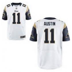 [Elite] Austin St. Louis Football Team Jersey -St. Louis #11 Tavon Austin Jersey (White)