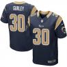 [Elite] Gurley St. Louis Football Team Jersey -St. Louis #30 Todd Gurley Jersey (Blue)