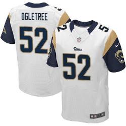 [Elite] Ogletree St. Louis Football Team Jersey -St. Louis #52 Alec Ogletree Jersey (White)