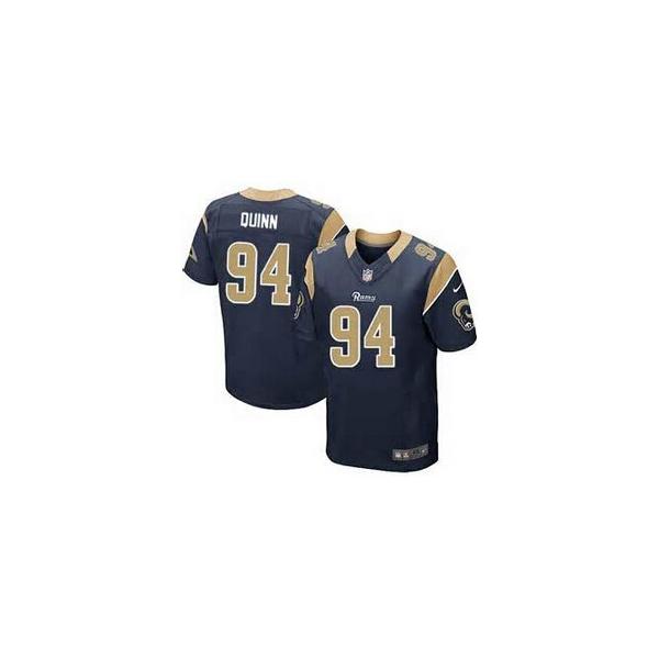[Elite] Quinn St. Louis Football Team Jersey -St. Louis #94 Robert Quinn Jersey (Blue)