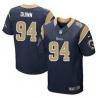 [Elite] Quinn St. Louis Football Team Jersey -St. Louis #94 Robert Quinn Jersey (Blue)